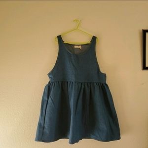 Urban Outfitters Oversized Overall Denim Dress